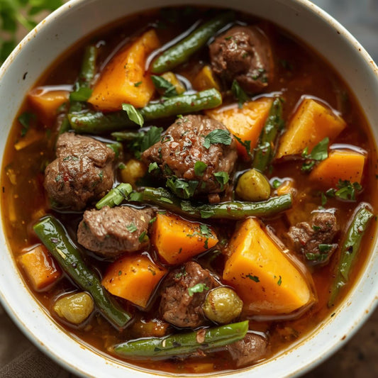 Beef Stew w/ biscuits