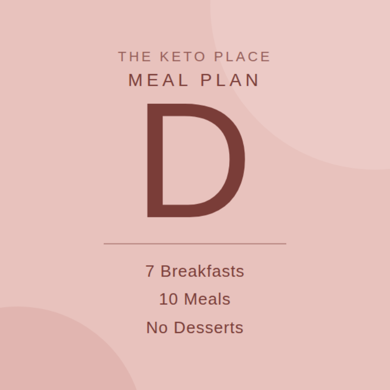 Meal Plan D: 7 Breakfasts & 10 Meals & No Desserts