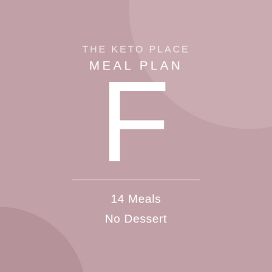 Meal Plan F: 14 Meals & No Dessert