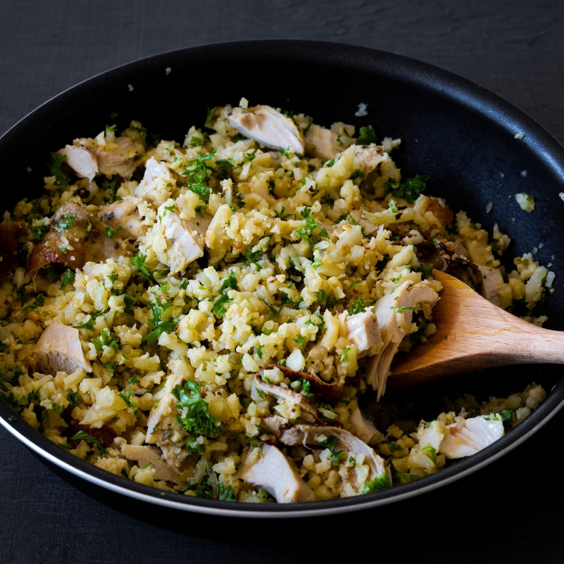 Keto BBQ Chicken and Rice