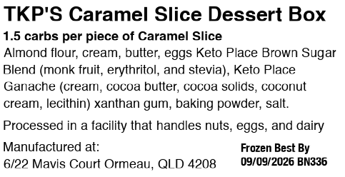 Dessert Caramel Slice