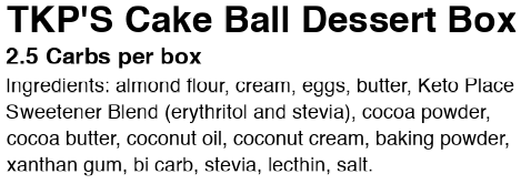 Dessert Cake Balls