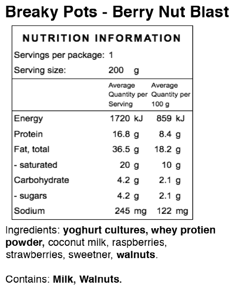 Breaky Pot - Berry Nut Blast