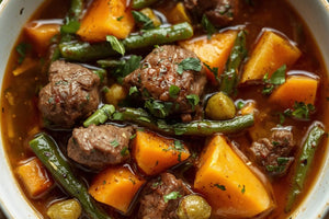 Beef Stew w/ biscuits