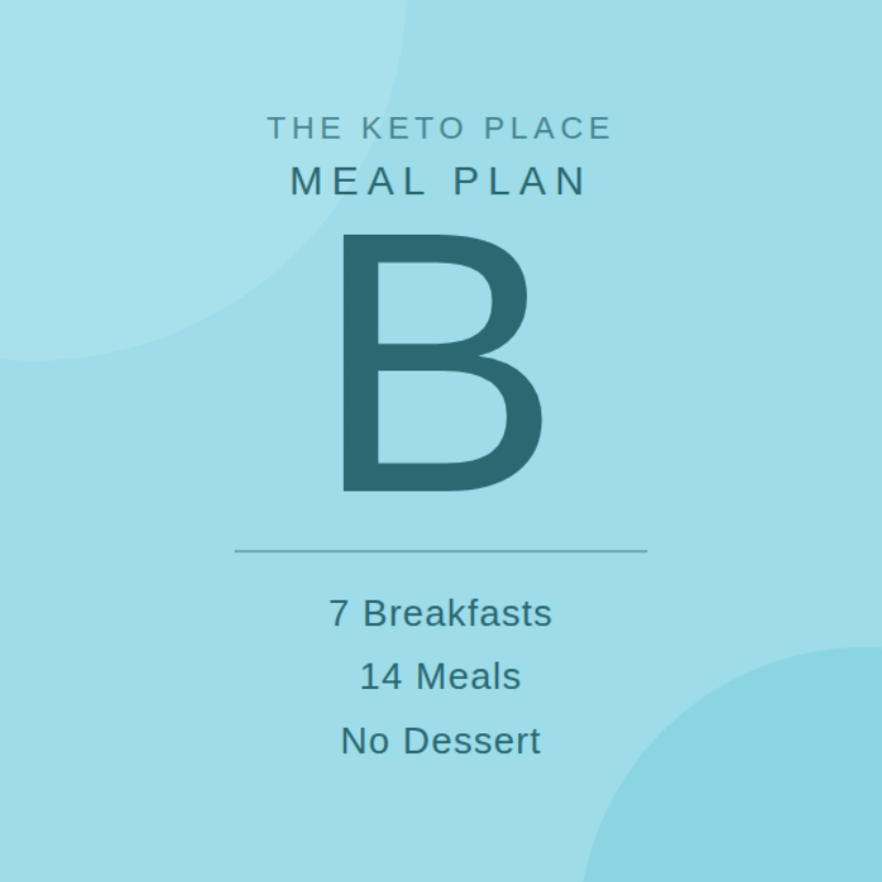 Meal Plan B: 7 Breakfast & 14 Meals & No Dessert