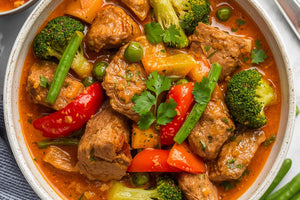 Beef Red Curry w/Cauli Rice